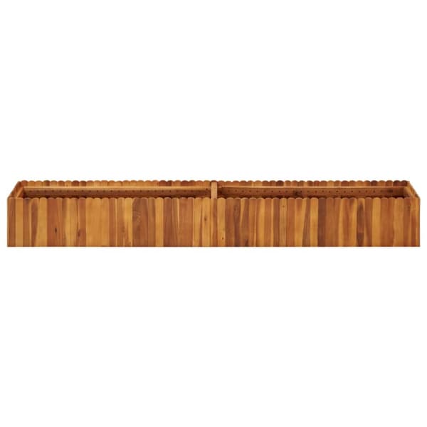vidaXL højbed 200x30x25 cm massivt akacietræ -  Plantekrukker