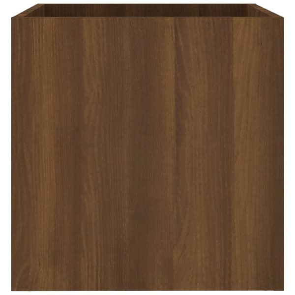vidaXL Odlingslåda brun ek 40x40x40 cm konstruerat trä - Krukor & odlingslådor