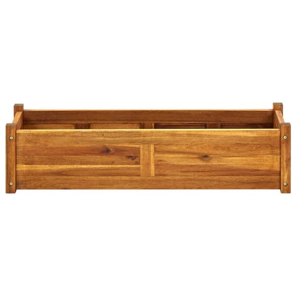 vidaXL højbed 100x30x25 cm akacietræ - Plantekrukker