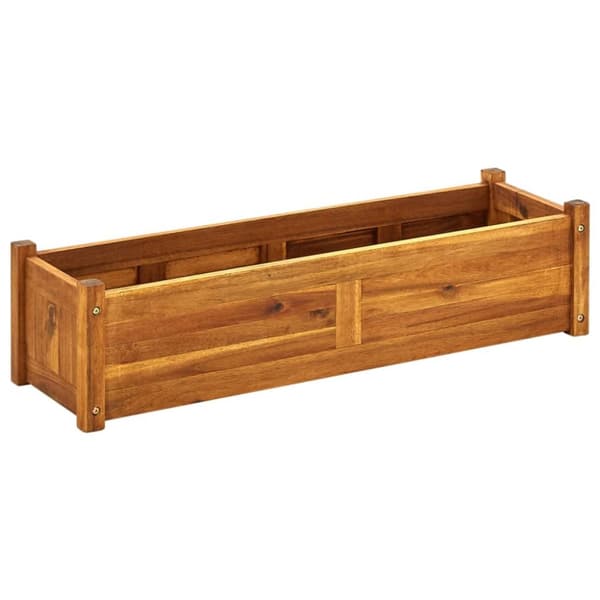 vidaXL højbed 100x30x25 cm akacietræ -  Plantekrukker