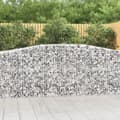 Pikkukuva 1 / 7: vidaXL Kaarevat kivikorit 6 kpl 400x50x100/120 cm galvanoitu rauta -  Kukkaruukut & istutuslaatikot