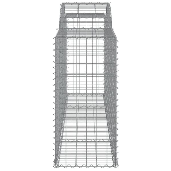vidaXL buede gabionkurve 2 stk. 300x50x100/120 cm galvaniseret jern -  Plantekrukker
