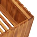 Pikkukuva 5 / 6: vidaXL Korotettu kukkalaatikko 100x100x25 cm täysi akaasiapuu -  Kukkaruukut & istutuslaatikot