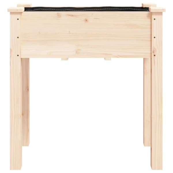 vidaXL Odlingslåda med foder 71x37x76 cm massivt granträ -  Krukor & odlingslådor