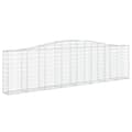 Miniatyrbillede 4 af 7: vidaXL buede gabionkurve 3 stk. 400x30x100/120 cm galvaniseret jern -  Plantekrukker