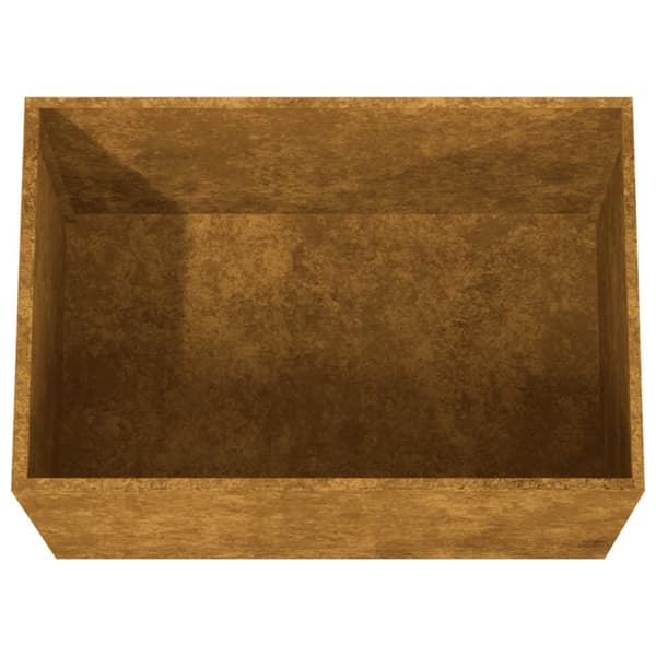 vidaXL Kukkalaatikko 62x47x46 cm Corten teräs -  Kukkaruukut & istutuslaatikot