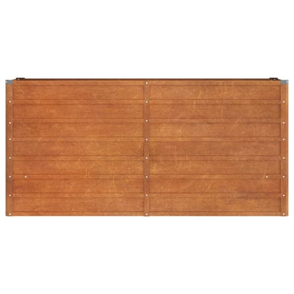 vidaXL Odlingslåda rostig 160x40x77 cm rosttrögt stål -  Krukor & odlingslådor
