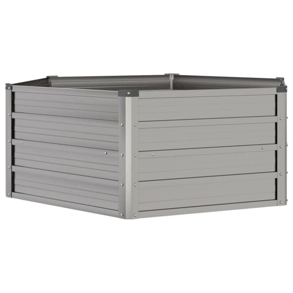 vidaXL Korotettu kukkalaatikko ruoste 129x129x45 cm Corten teräs -  Kukkaruukut & istutuslaatikot