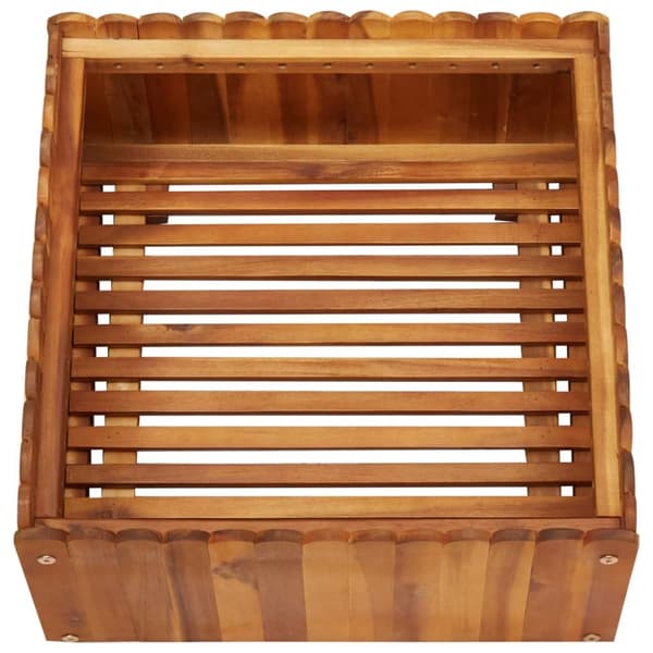 vidaXL Odlingslåda upphöjd 50x50x25 cm massivt akaciaträ -  Krukor & odlingslådor