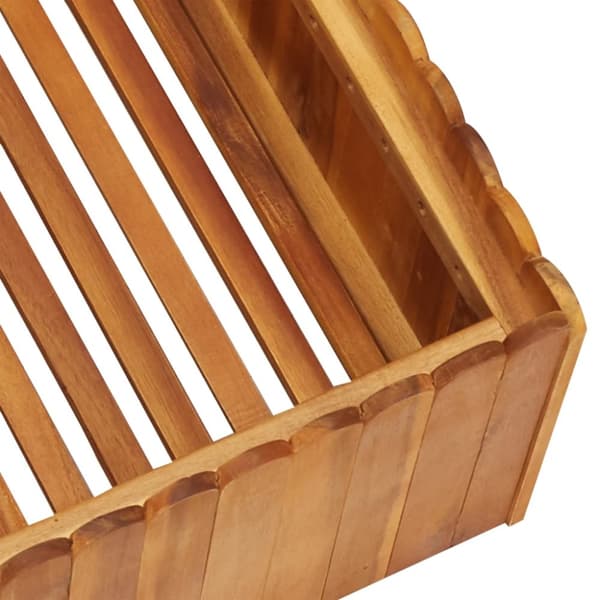 vidaXL Odlingslåda upphöjd 50x50x25 cm massivt akaciaträ -  Krukor & odlingslådor