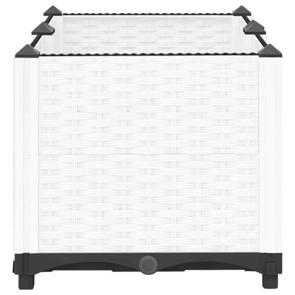 vidaXL Upphöjd odlingslåda 80x40x38 cm polypropen -  Krukor & odlingslådor