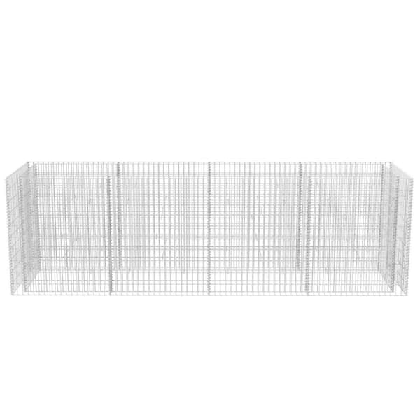vidaXL gabion-højbed 360x90x100 cm stål -  Plantekrukker