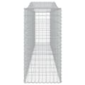 Miniatyrbillede 6 af 7: vidaXL buede gabionkurve 2 stk. 400x50x100/120 cm galvaniseret jern -  Plantekrukker