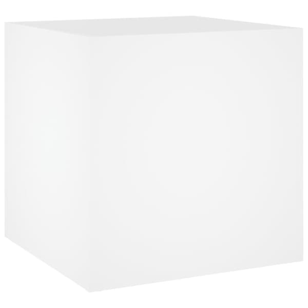 vidaXL plantekasse 40x40x40 cm konstrueret træ hvid -  Plantekrukker