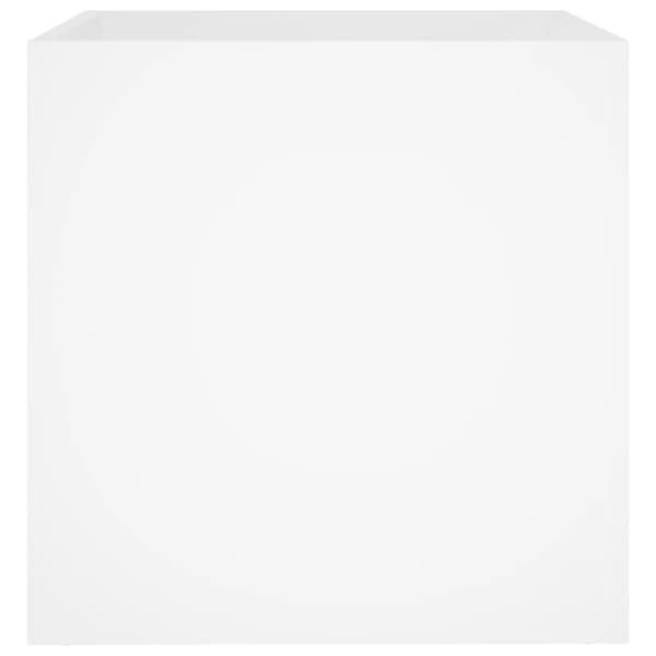 vidaXL plantekasse 40x40x40 cm konstrueret træ hvid -  Plantekrukker