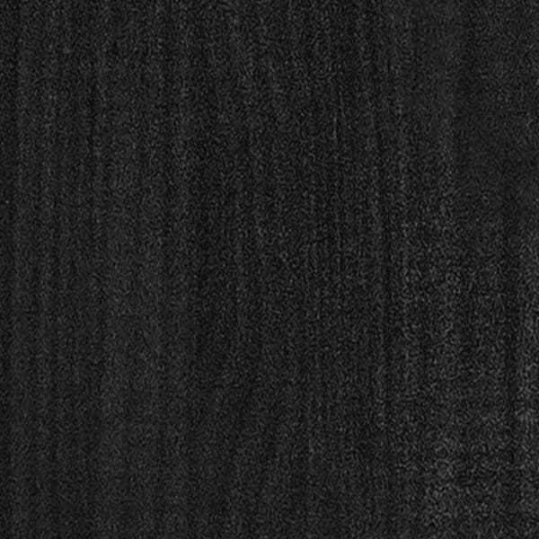 vidaXL Odlingslådor 2 st svart 70x70x70 cm massiv furu - Krukor & odlingslådor