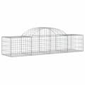 Pikkukuva 4 / 7: vidaXL Kaarevat kivikorit 3 kpl 200x50x40/60 cm galvanoitu rauta -  Kukkaruukut & istutuslaatikot