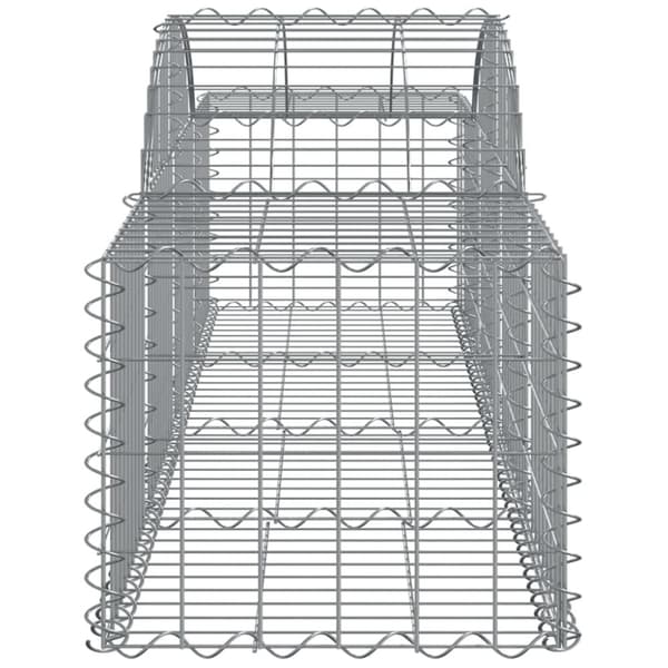 vidaXL Kaarevat kivikorit 3 kpl 200x50x40/60 cm galvanoitu rauta -  Kukkaruukut & istutuslaatikot