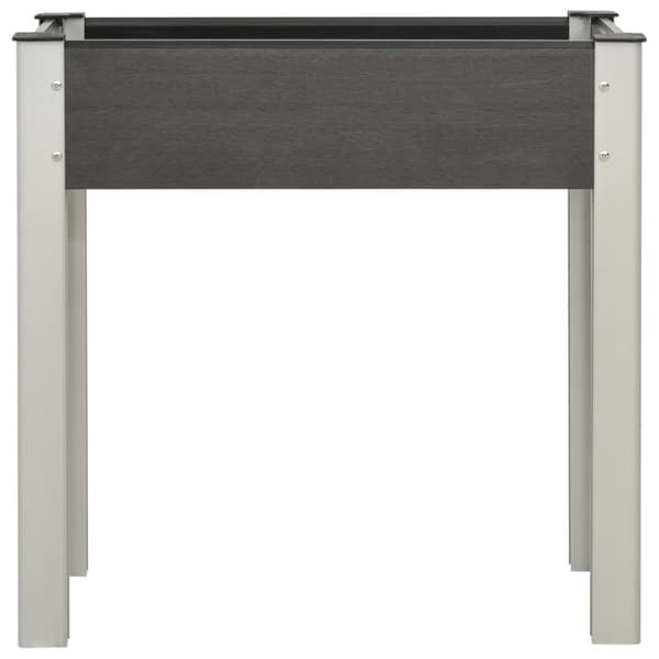 vidaXL højbed 75x40x75 cm WPC grå -  Plantekrukker