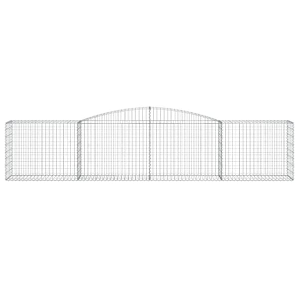 vidaXL Kaarevat kivikorit 2 kpl 400x50x80/100 cm galvanoitu rauta -  Kukkaruukut & istutuslaatikot