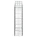 Miniatyrbillede 5 af 6: vidaXL buet gabionkurv 100x30x100/120 cm galvaniseret jern -  Plantekrukker