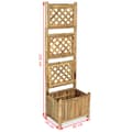 Pikkukuva 7 / 7: vidaXL Korotettu kukkalaatikko säleiköllä bambu 40 cm -  Kukkaruukut & istutuslaatikot