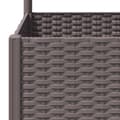 Miniatyrbillede 8 af 9: vidaXL plantekasse med espalier 80x40x136 cm PP brun -  Plantekrukker
