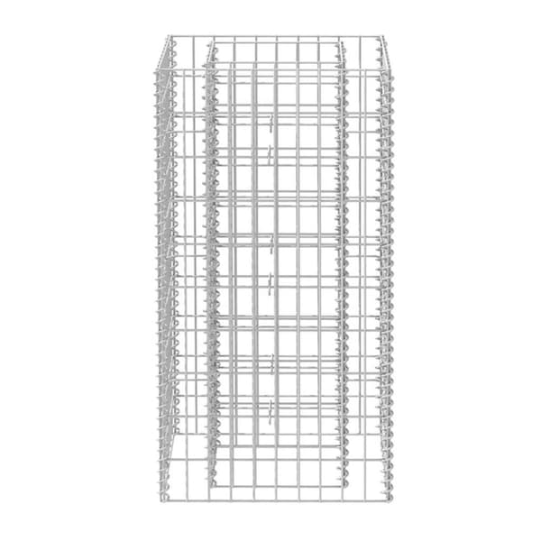 vidaXL Planteringsgabion upphöjd stål 50x50x100 cm - Krukor & odlingslådor