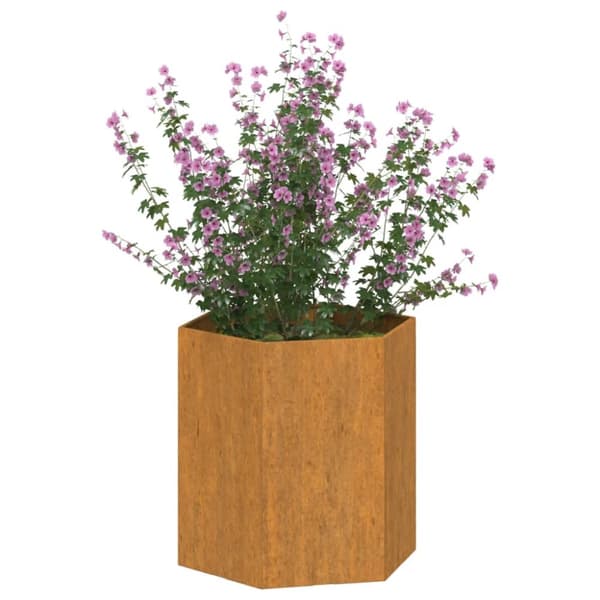 vidaXL Kukkalaatikko ruoste 40x40x45 cm Corten teräs -  Kukkaruukut & istutuslaatikot