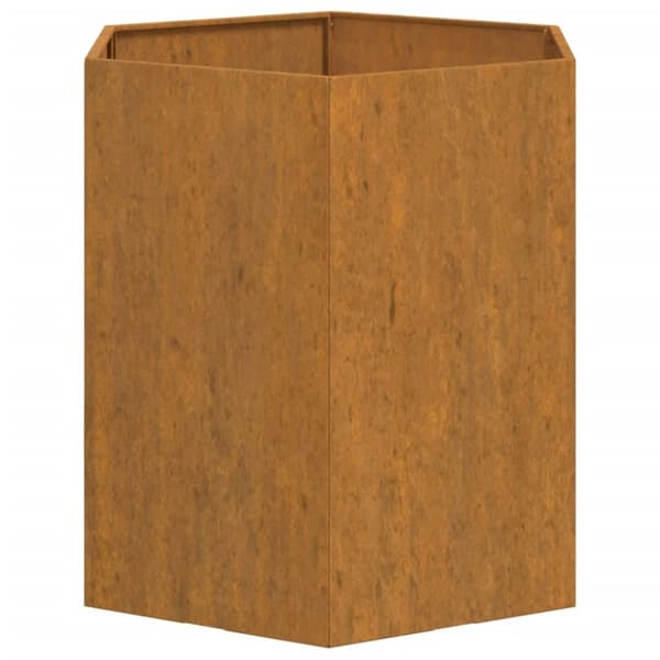 vidaXL Kukkalaatikko ruoste 40x40x45 cm Corten teräs -  Kukkaruukut & istutuslaatikot