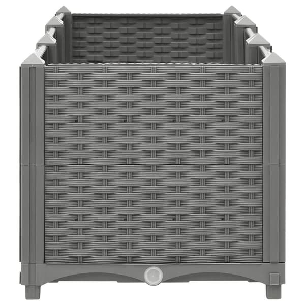 vidaXL højbed 120x40x38 cm polypropylen -  Plantekrukker