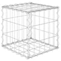 Miniatyrbillede 3 af 6: vidaXL gabion-højbed 30x30x30 cm kubeformet stål -  Plantekrukker
