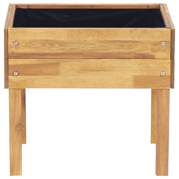 vidaXL forhøjet plantekasse 50 x 40 x 45 cm massivt akacietræ - Plantekrukker