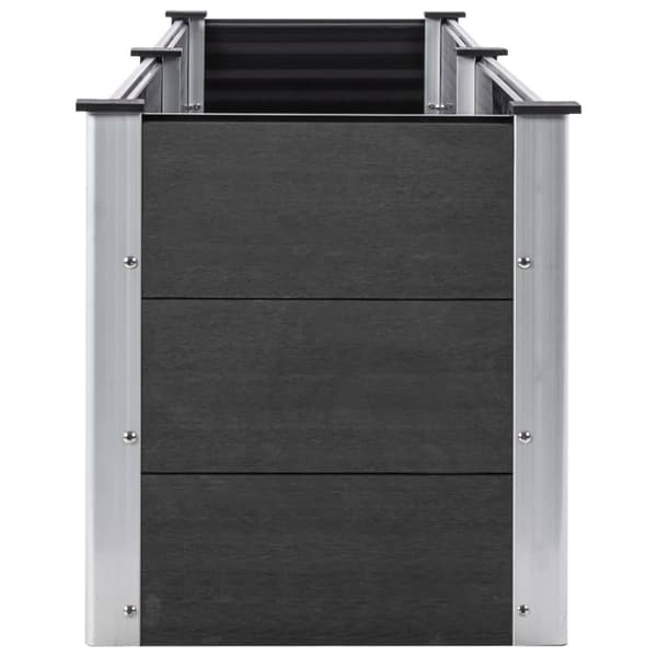 vidaXL hævet plantekasse 250x50x54 cm WPC grå - Plantekrukker