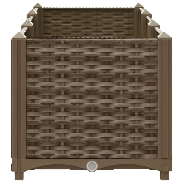 vidaXL højbed 120x40x38 cm polypropylen -  Plantekrukker