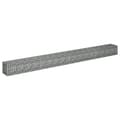 Miniatyrbillede 4 af 8: vidaXL gabion-højbed 360x30x30 cm galvaniseret stål -  Plantekrukker