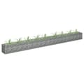 Miniatyrbillede 1 af 8: vidaXL gabion-højbed 360x30x30 cm galvaniseret stål -  Plantekrukker