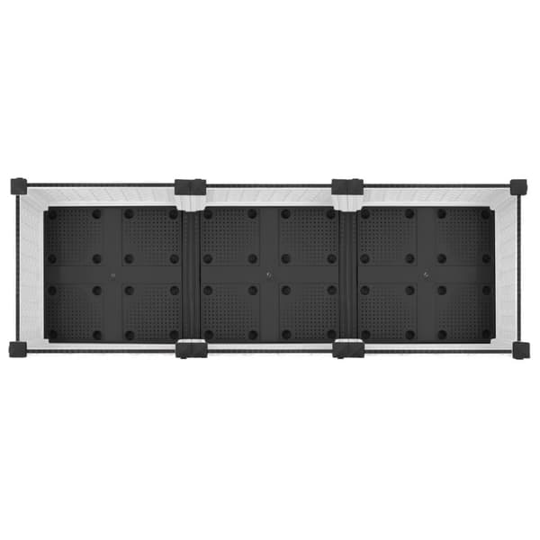 vidaXL Korotettu kukkalaatikko 120x40x23 cm polypropeeni -  Kukkaruukut & istutuslaatikot