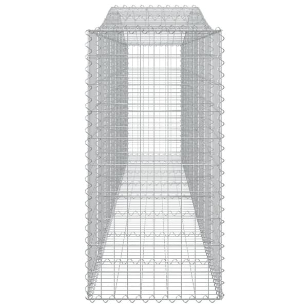 vidaXL Kaarevat kivikorit 5 kpl 400x50x100/120 cm galvanoitu rauta -  Kukkaruukut & istutuslaatikot