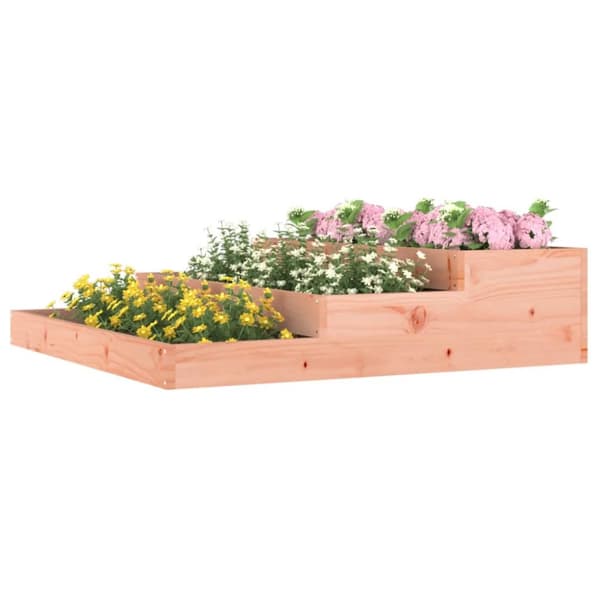 vidaXL Odlingslåda 107x107x27 cm massiv douglas - Krukor & odlingslådor