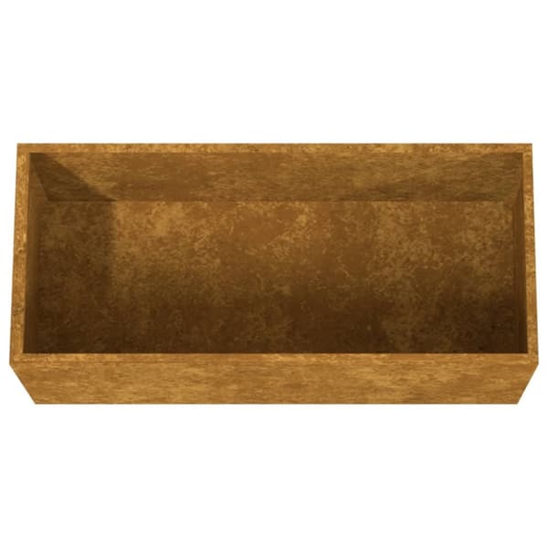 vidaXL Kukkalaatikko 62x30x29 cm Corten teräs -  Kukkaruukut & istutuslaatikot