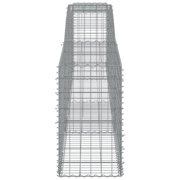 vidaXL Kaarevat kivikorit 4 kpl 400x50x80/100 cm galvanoitu rauta -  Kukkaruukut & istutuslaatikot