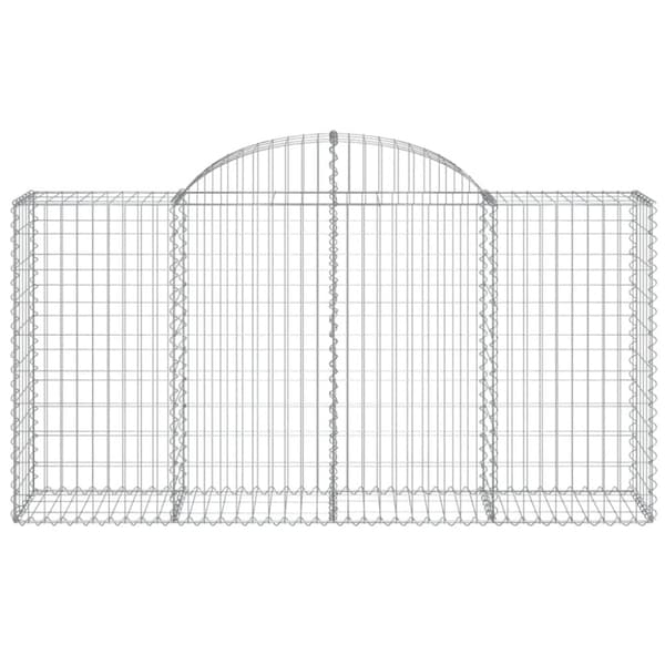 vidaXL Kaarevat kivikorit 7 kpl 200x50x100/120 cm galvanoitu rauta -  Kukkaruukut & istutuslaatikot