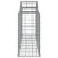Pikkukuva 6 / 7: vidaXL Kaarevat kivikorit 7 kpl 200x50x80/100 cm galvanoitu rauta -  Kukkaruukut & istutuslaatikot