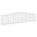 Miniatyrbillede 4 af 7: vidaXL buede gabionkurve 3 stk. 400x50x80/100 cm galvaniseret jern -  Plantekrukker