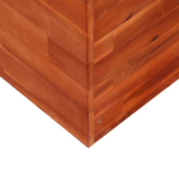 vidaXL Blomlåda upphöjd akaciaträ 100x50x50 cm -  Krukor & odlingslådor