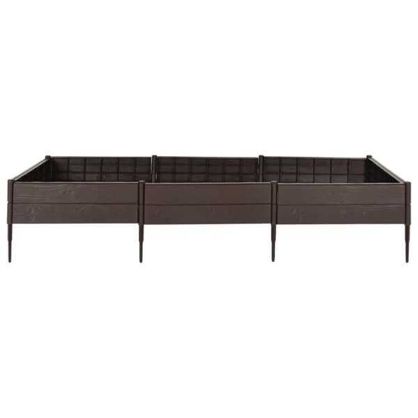 vidaXL højbed 120x120x20 cm polypropylen -  Plantekrukker