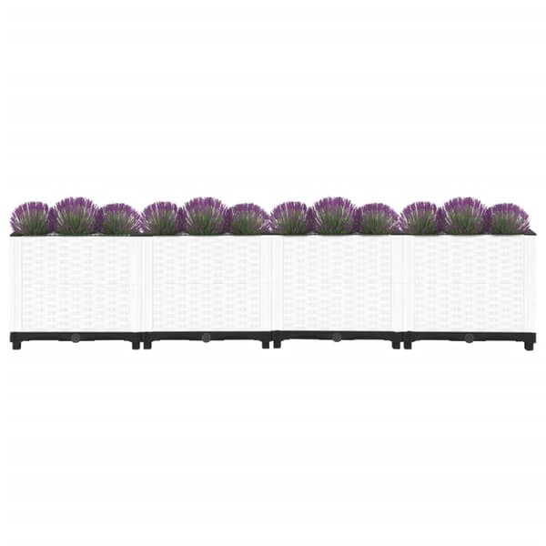 vidaXL højbed 160x40x38 cm polypropylen -  Plantekrukker