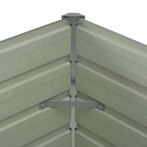 vidaXL Puutarhalaatikko 100x100x77cm galvanoitu teräs antrasiitti -  Kukkaruukut & istutuslaatikot