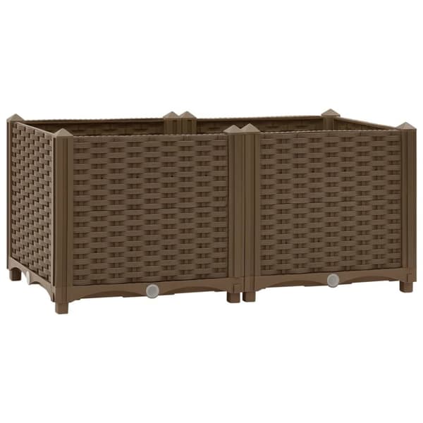 vidaXL højbed 80x40x38 cm polypropylen -  Plantekrukker